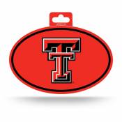 Texas Tech University Red Raiders - Full Color Oval Sticker