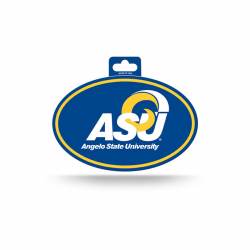 Angelo State University Rams - Full Color Oval Sticker