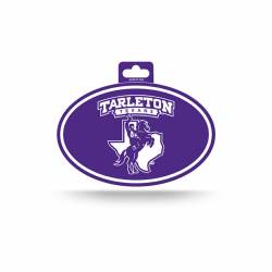 Tarleton State University Texans - Full Color Oval Sticker