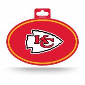 Kansas City Chiefs - Full Color Oval Sticker