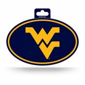 West Virginia University Mountaineers - Full Color Oval Sticker