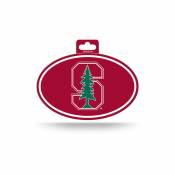 Stanford University Cardinal - Full Color Oval Sticker