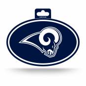 Los Angeles Rams - Full Color Oval Sticker