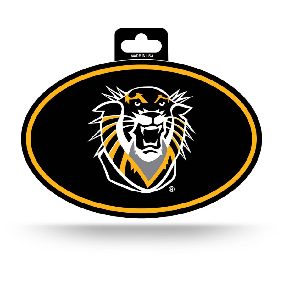 Fort Hays State University Tigers - Full Color Oval Sticker at Sticker ...