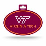 Virginia Tech Hokies - Full Color Oval Sticker