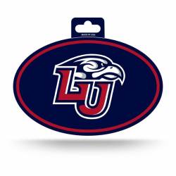 Liberty University Flames - Full Color Oval Sticker