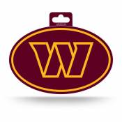 Washington Commanders - Full Color Oval Sticker