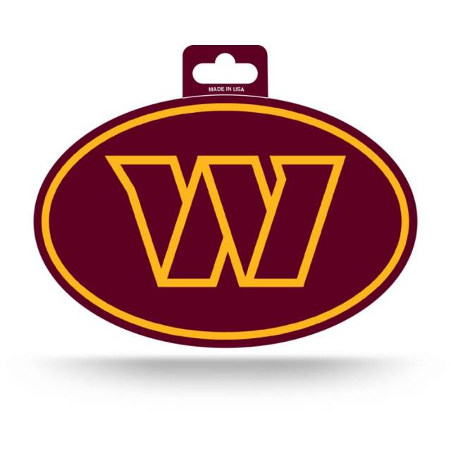 Washington Commanders NFL Team Logo 1 Color Vinyl Decal Sticker