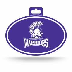 Winona State University Warriors - Full Color Oval Sticker