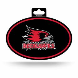 Southeast Missouri State University Redhawks - Full Color Oval Sticker