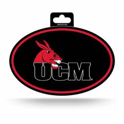 University Of Central Missouri Mules - Full Color Oval Sticker