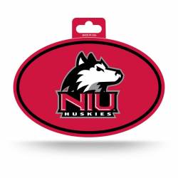 Northern Illinois University Huskies - Full Color Oval Sticker