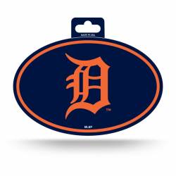 Detroit Tigers - Full Color Oval Sticker