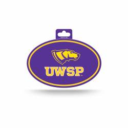 University Of Wisconsin-Stevens Point Pointers - Full Color Oval Sticker