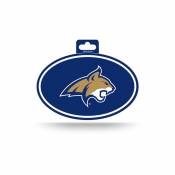 Montana State University Bobcats - Full Color Oval Sticker