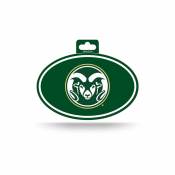 Colorado State University Rams - Full Color Oval Sticker