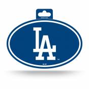 Los Angeles Dodgers - Full Color Oval Sticker