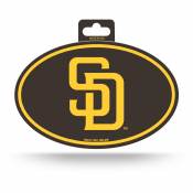 San Diego Padres 2020 Logo - Full Color Oval Sticker