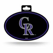 Colorado Rockies - Full Color Oval Sticker