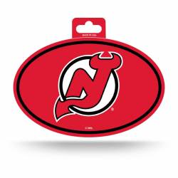 New Jersey Devils - Full Color Oval Sticker