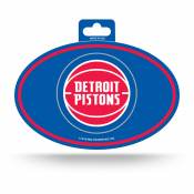 Detroit Pistons - Full Color Oval Sticker