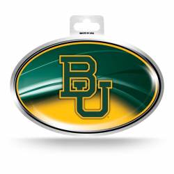 Baylor University Bears - Metallic Oval Sticker