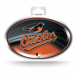 Baltimore Orioles - Metallic Oval Sticker