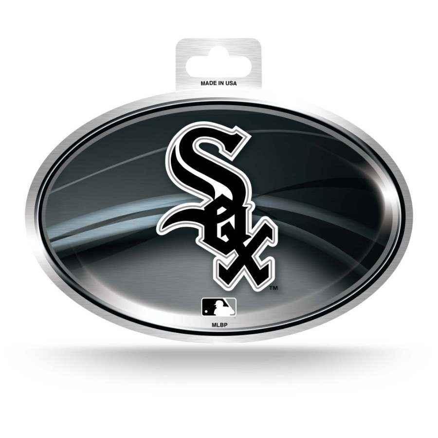 Chicago White Sox - Metallic Oval Sticker at Sticker Shoppe