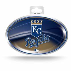 Kansas City Royals - Metallic Oval Sticker