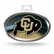 University Of Colorado Buffaloes - Metallic Oval Sticker