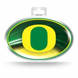 University Of Oregon Ducks - Metallic Oval Sticker