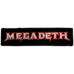 Megadeth Logo - Embroidered Iron-On Patch