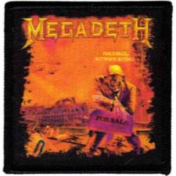 Megadeth Peace Sells - Embroidered Iron-On Patch