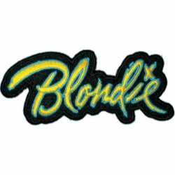 Blondie Band Logo - Embroidered Iron-On Patch