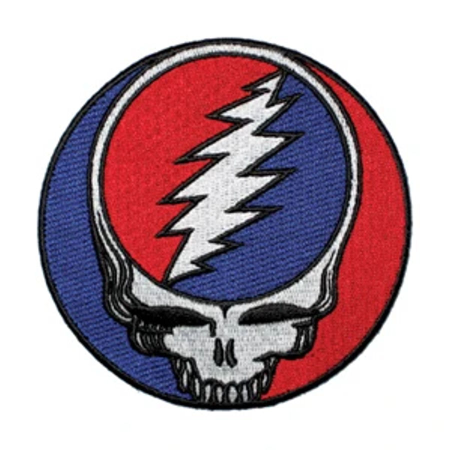 The Grateful Dead Steal Your Face Mini - Embroidered Iron-On Patch at ...