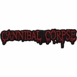 Cannibal Corpse Logo - Embroidered Iron-On Patch