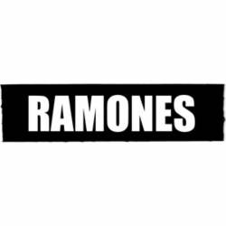 The Ramones Arm Band Logo - Embroidered Iron-On Patch