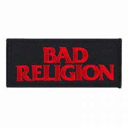 Bad Religion Black Logo - Embroidered Iron-On Patch