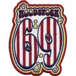 Woodstock 69 - Embroidered Iron-On Patch