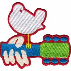 Woodstock Dove - Embroidered Iron-On Patch