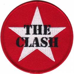 The Clash Star Logo - Embroidered Iron-On Patch