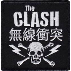 The Clash Skull & Bolts - Embroidered Iron-On Patch