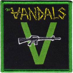 The Vandals With Gun - Embroidered Iron-On Patch