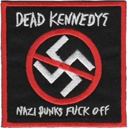 Dead Kennedys Nazi Punks FO - Embroidered Iron-On Patch