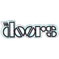 The Doors Iridescent Logo - Embroidered Iron-On Patch