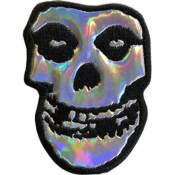 Misfits Iridescent Skull - Embroidered Iron-On Patch