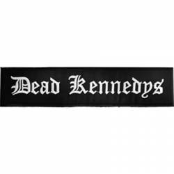 Dead Kennedys Old English Logo Large Oversized - Embroidered Iron-On Patch