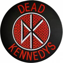 Dead Kennedys Logo Large Oversized - Embroidered Iron-On Patch