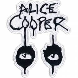 Alice Cooper Eyes - Embroidered Iron-On Patch