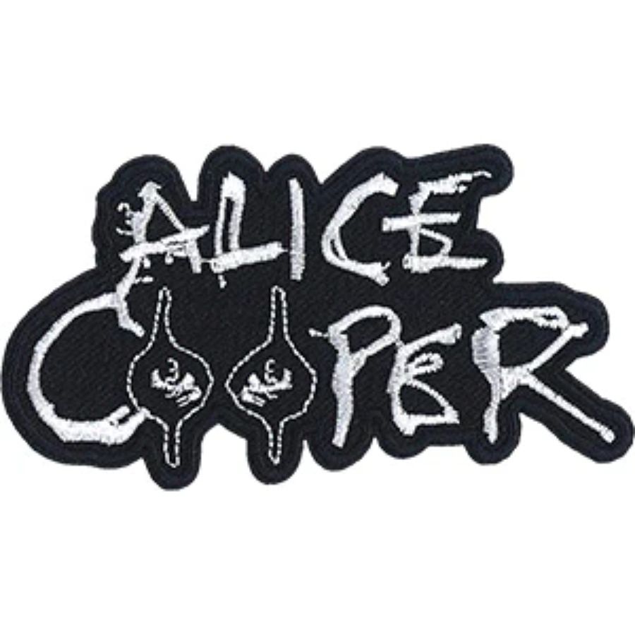 Alice Cooper Logo Eyes Logo - Embroidered Iron-On Patch at Sticker Shoppe